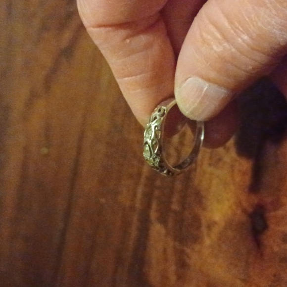 9.25 Sterling Silver Womans Open Ring sz 8.5 - Picture 8 of 8